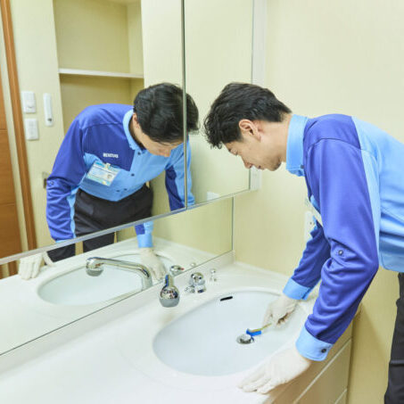 洗面台清掃